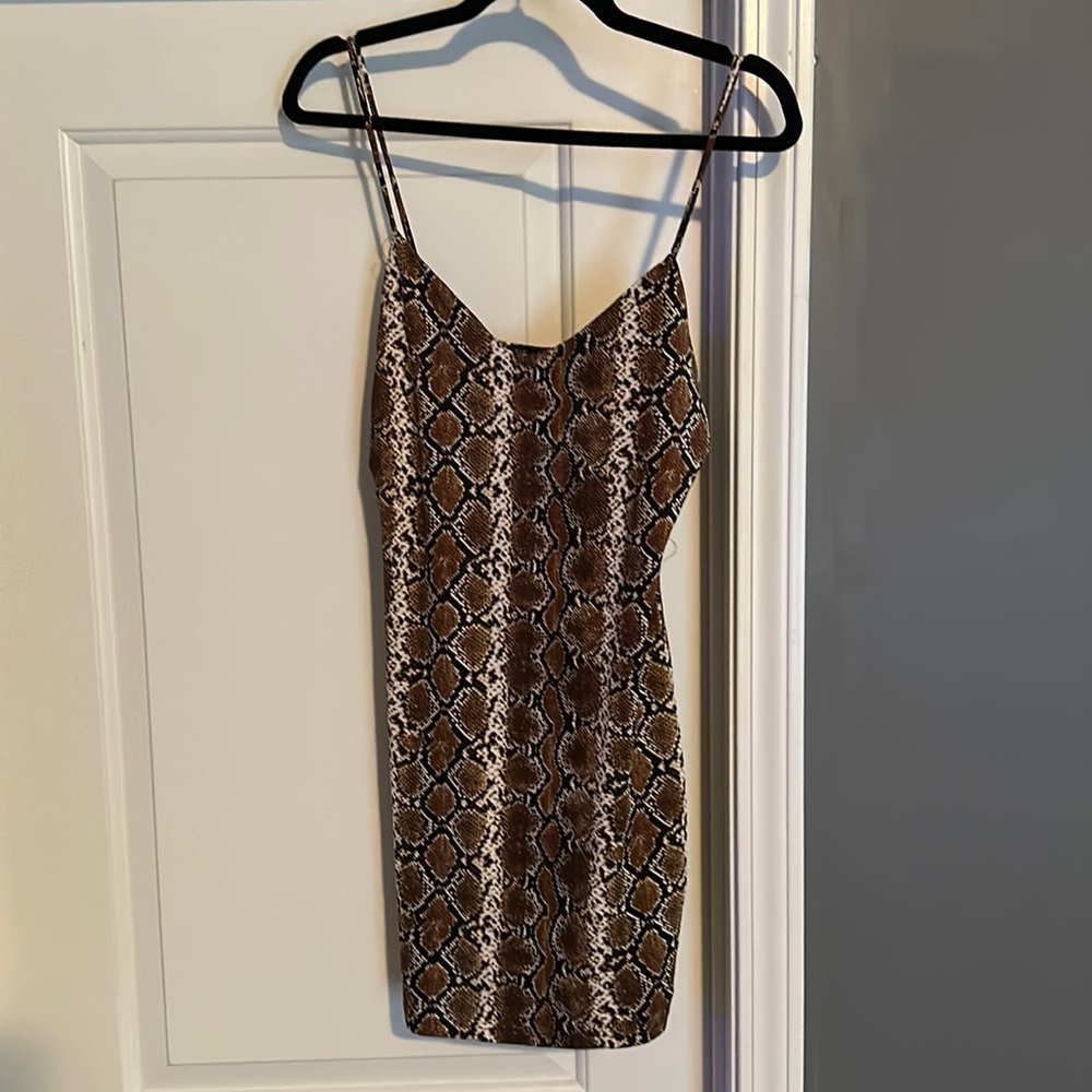Sexy Fashion Nova Snake Print Dress